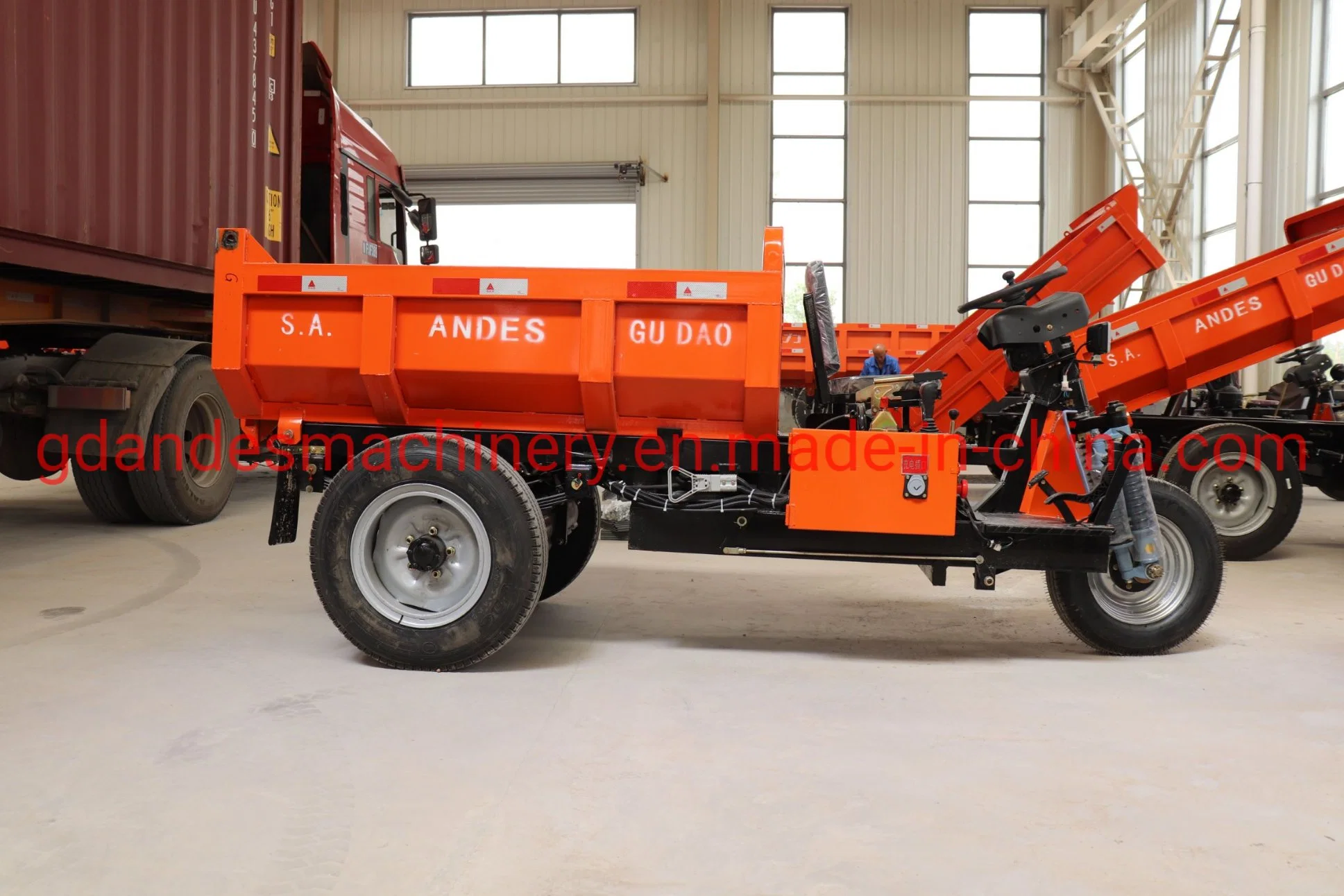 Carro de 3 toneladas para camiões de mineração