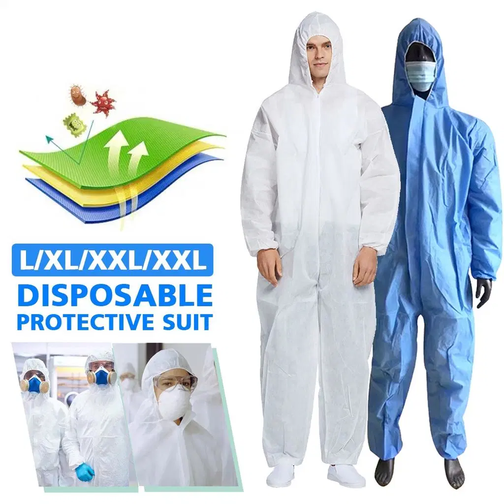 2024 Hot Sale Factory Supply Nonwoven Microporous Workwear Safety Disposable Coverall