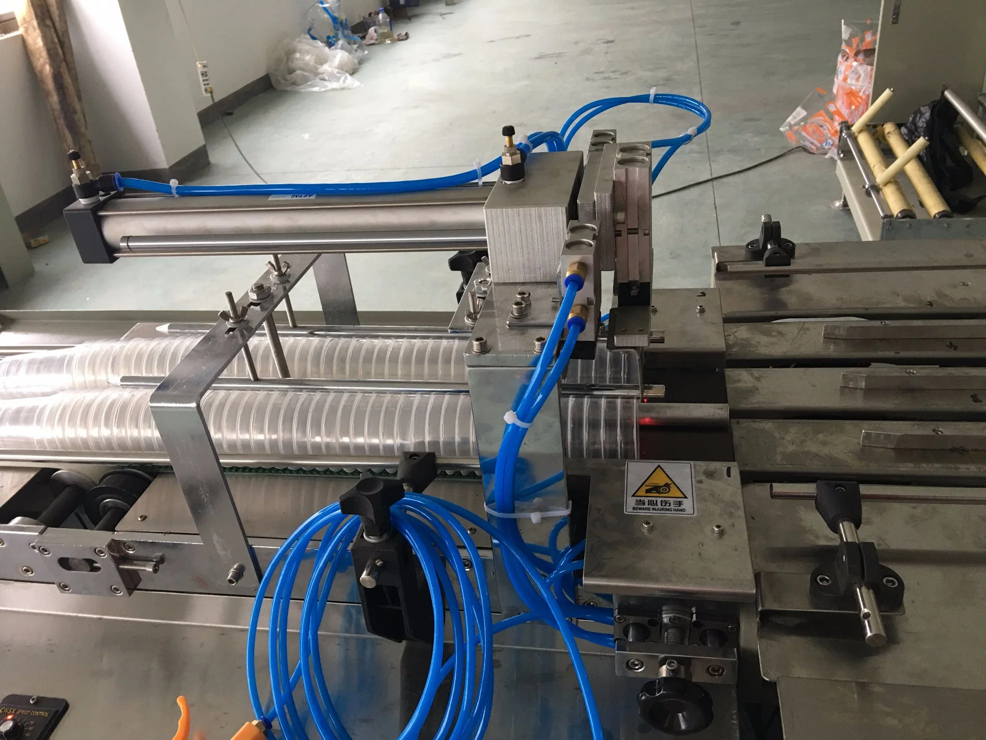 Plastic Printed PE PP CPP Film Cup Counting & Packaging Machine