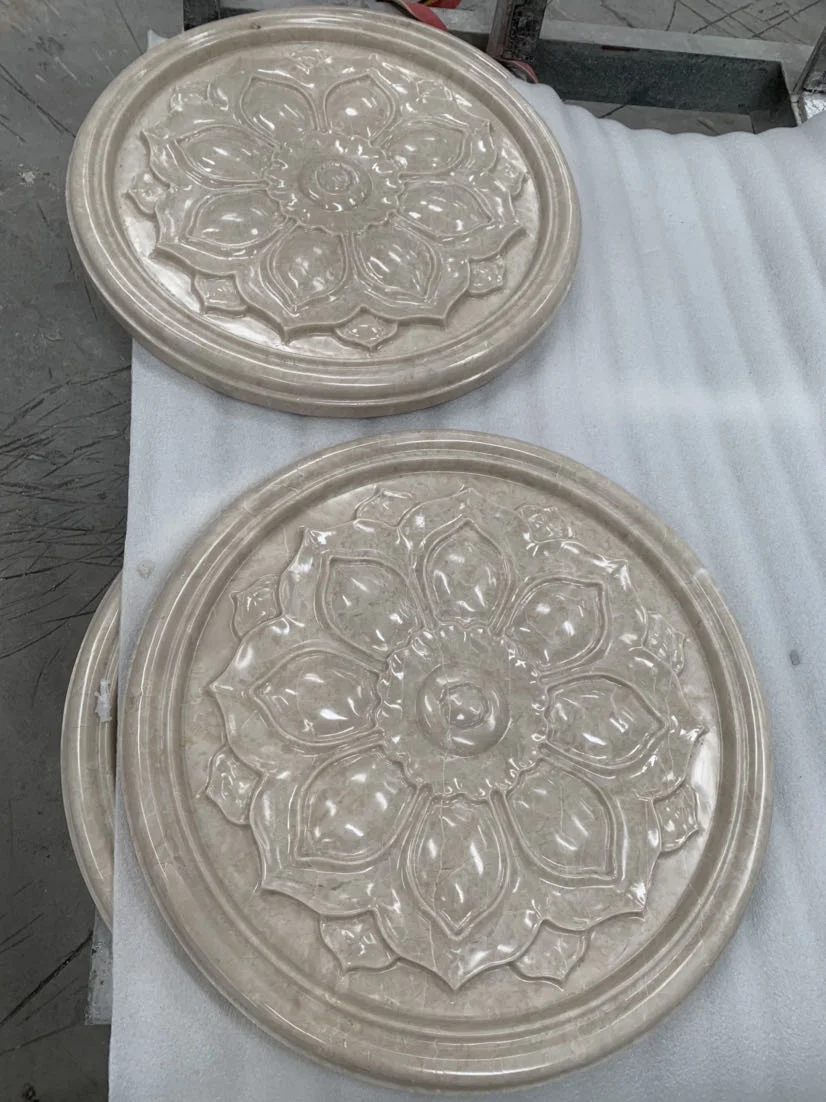 Турция белого известняка для Waterjet слоя керамической плитки