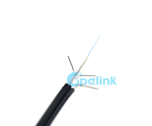 High Quality Anti-Mouse Self-Supporting Armored Tube FTTH Drop Fiber Cable