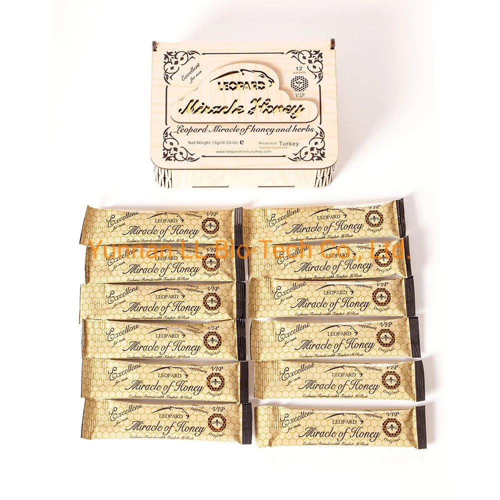 Hot Selling Leopard Miracle Royal Honey (12 Sachets - 15 G)