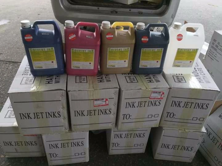 Brand Original Flora Spectra Polaris 15pl/35pl Print Head Solvent Ink for Flora 320p Printer Eco Solvent Ink Cmyk 4 Bottle 5L Gallon Flora 320p Ink