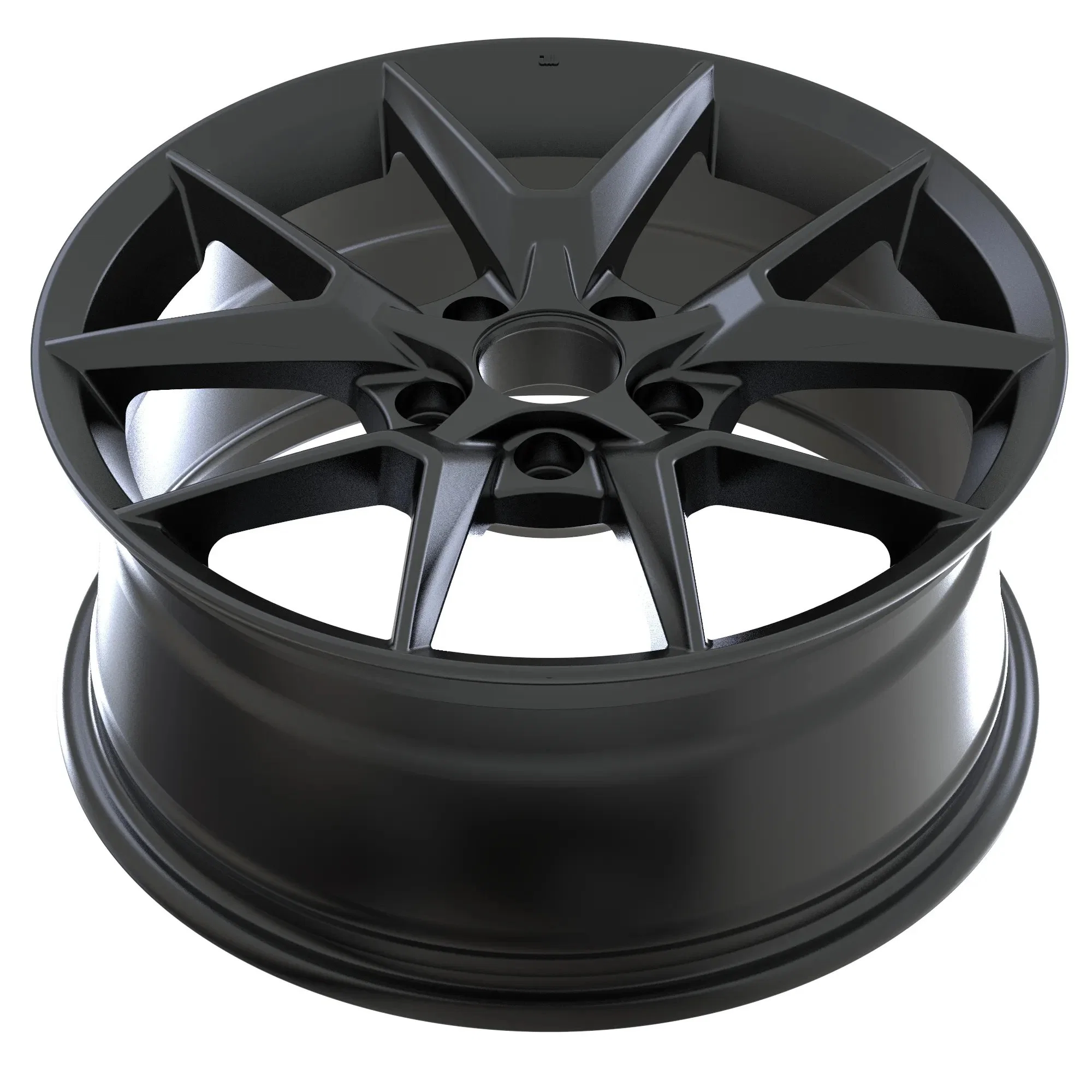 Auto Parts 20-21 Size Matt Black Center/Red Lip Casting Alloy Wheels