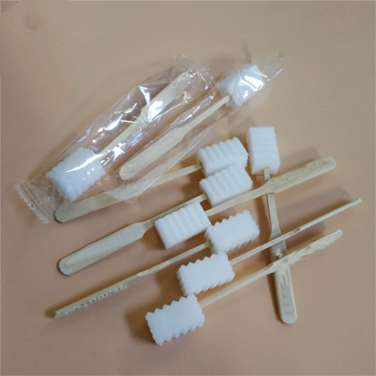 Medical Oral Sponge Sticks Cleaning Products Surgical Foam Brush Cleaning Sponge Stick