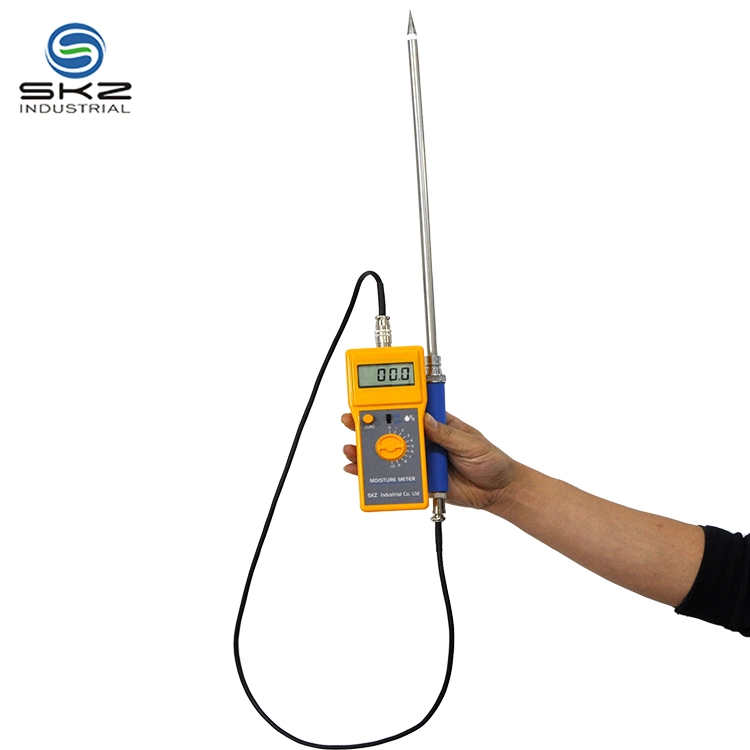 Skz111d 0.2% Accuracy Insertion Type 3s Rapid Hay Water Content Reader Bamboo Tobacco Leaf Botanicals Moisture Detector Humidity Sensor