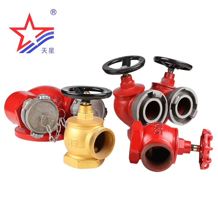 Double Body, Double Outlet Pressure Reducing and Steadying Indoor Hydrant, Fire Valve