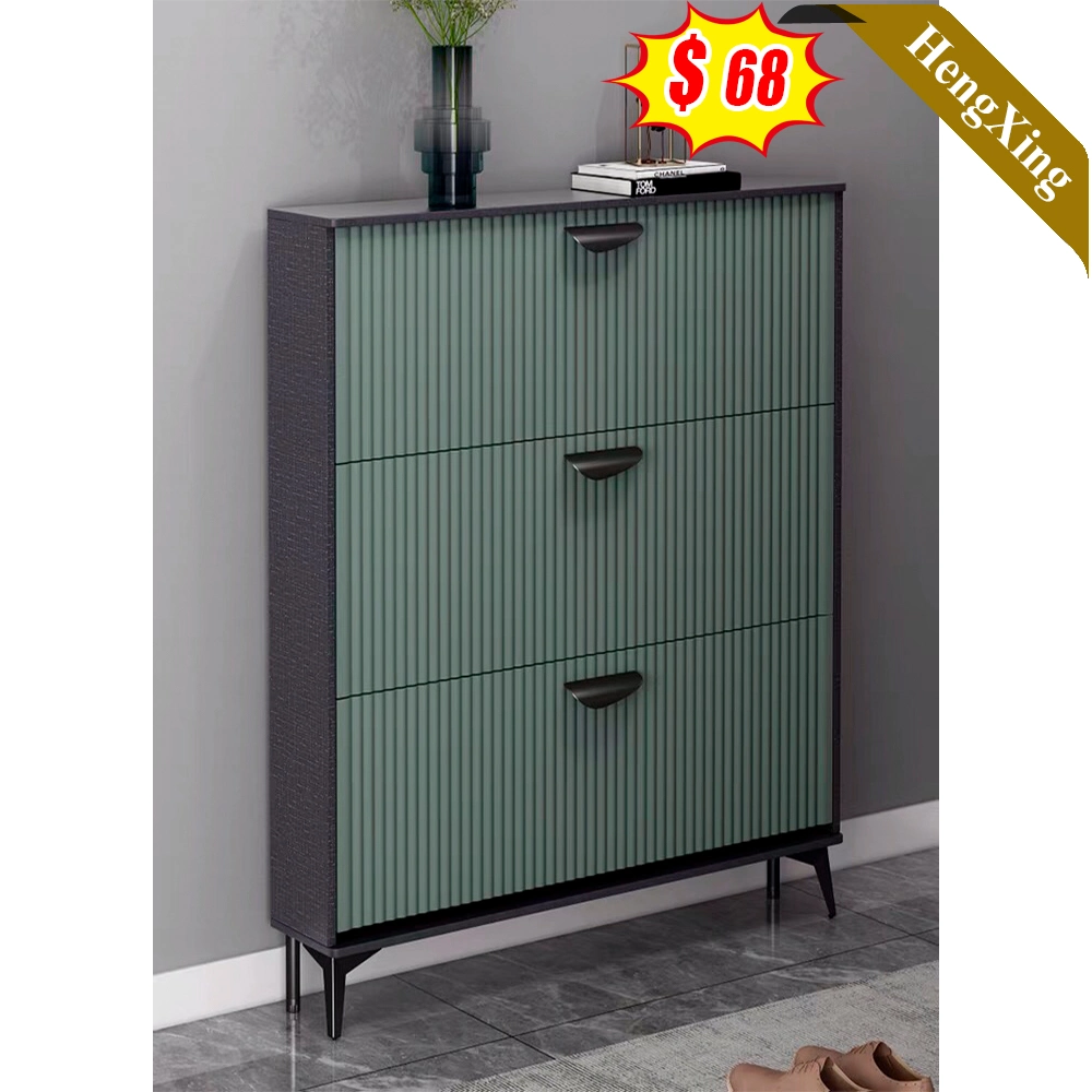 Modern Grey Wood Storage Cabinet Coffee Tables Kitchen Sideboard Dining Buffet Table Home Furniture Set