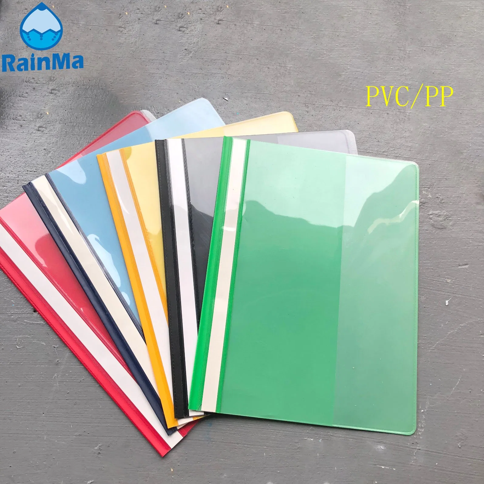 A4 Lw320A PVC Office Business Report File Management Cover Folder with Metal 2 Hole Binder Clip