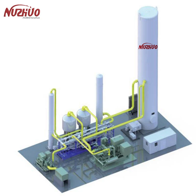 Nuzhuo Cryogenic Process Plant Liquid Gas Air Separation Process