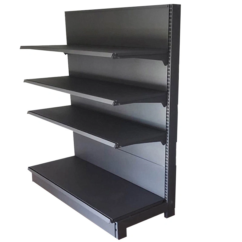 Metal Multiple Functions Double Sided Durable Gondola Shelving