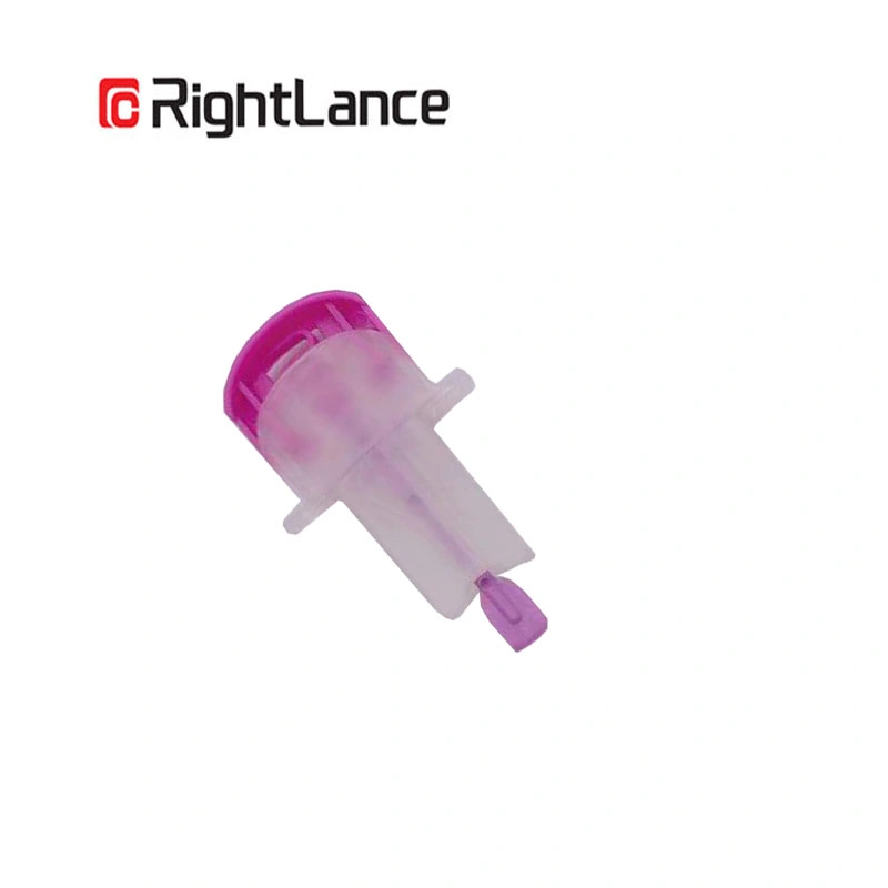 Independently Use Pressure Activated Lightweight Safety Blood Lancet