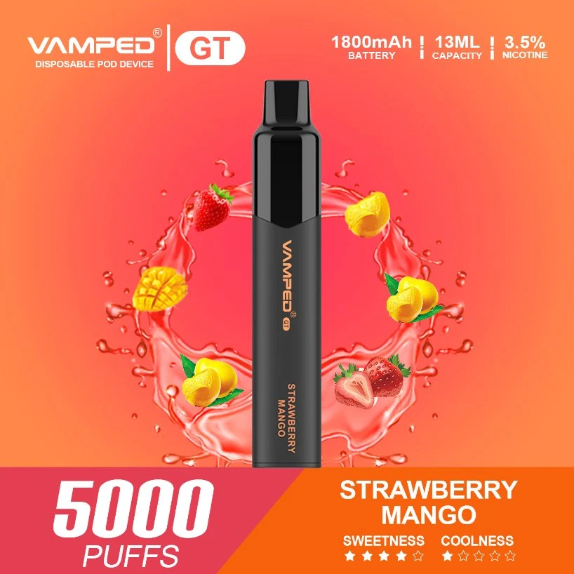 Hot Sale Vamped 5000 Puffs Vape Original Factory Electronic Cigarette