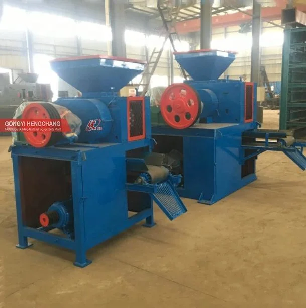 2022 Customized Industrial Use Automatic Roller Type Charcoal Ball Briquette Coal Press Machine for Coal Charcoal Mineral Power with Good Price