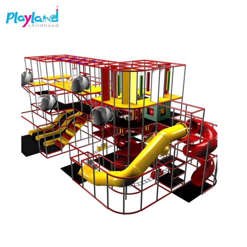Attractions Proof Equipment Indoor Play Children Indoor Slides Playground Small Plastic Playground