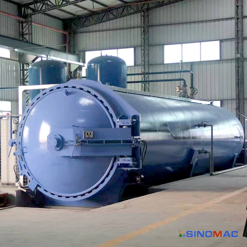 2850X5000mm ASME Certified Full Automation Industrial Glass Autoclave