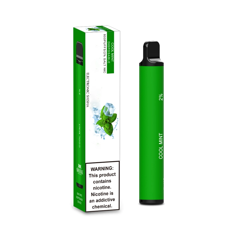 Caneta de papel descartável portátil e cigarros descartáveis Pod 2 ml 2% de nicotina, dispositivo descartável de 3 ml