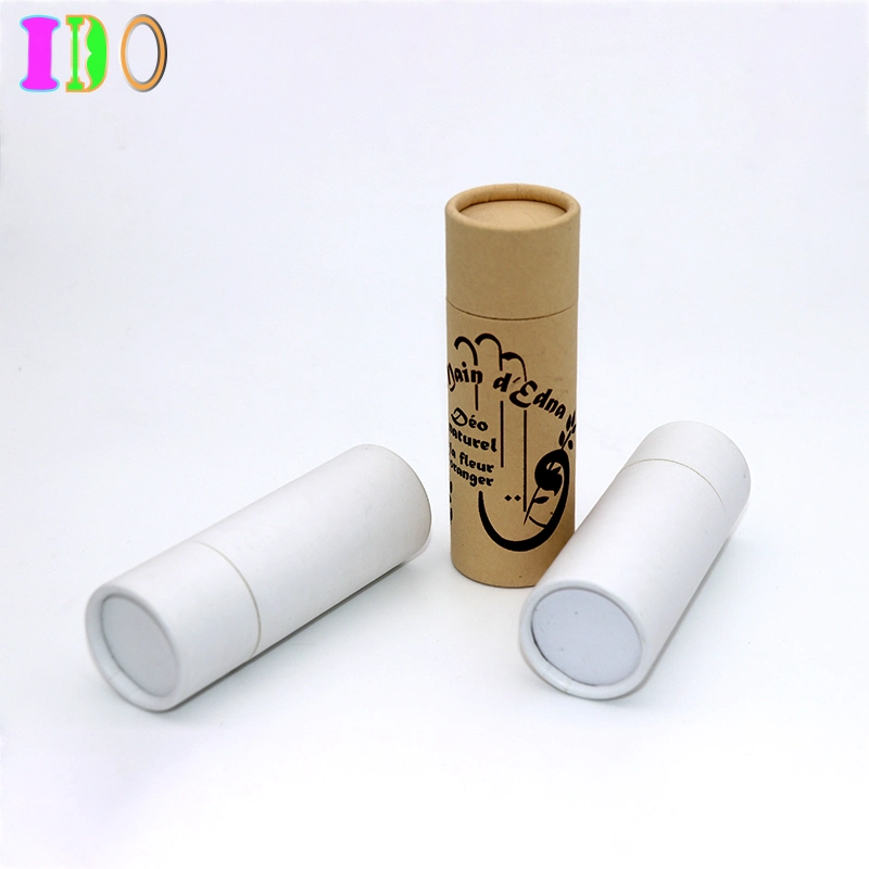 Diseño personalizado de lujo en paquete de círculo de cartón de embalaje del cilindro de papel alrededor del tubo de Regalo de caja de embalaje Imprimir etiqueta de tamaño personalizado