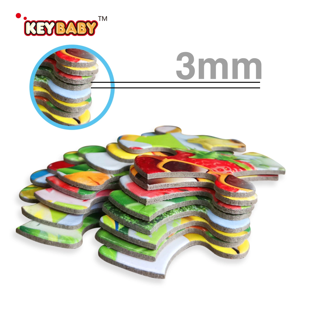 New Design Children Early Education 3D Laser Cut 24 Puzzle Jigsaw Toys with Your Own Logo