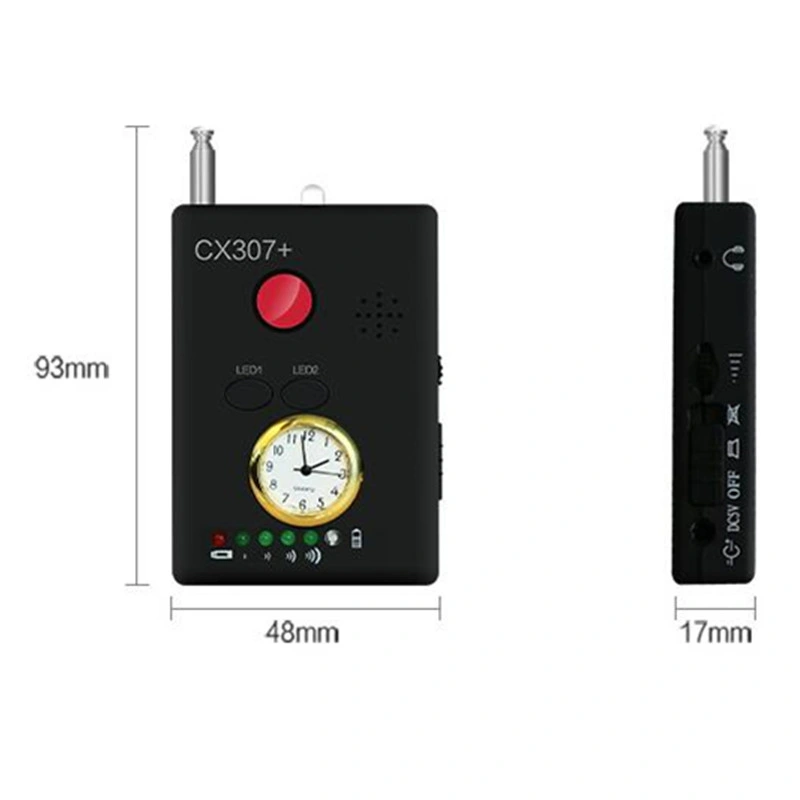 Cx307 Full Range Wireless Camera Anti-Camera Bug Detect RF Signal Detector GSM Device Finder Fnr Full-Frequency Detector (avp027cx307)