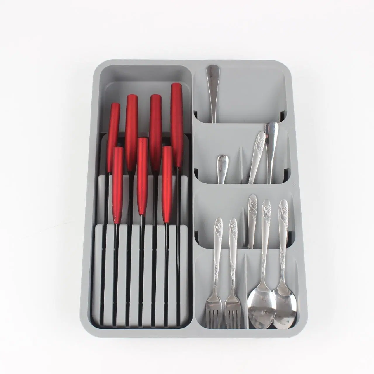 Kitchen Utensil Expandable Silverware Flatware Cutlery Knife Drawer Organizer Tray Spoon Holder