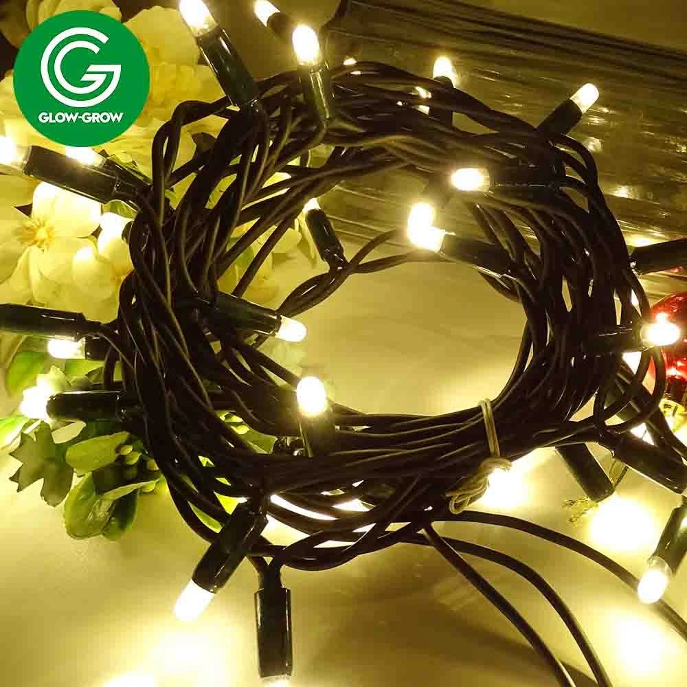 Guirlande lumineuse LED pour l'extérieur de l'usine pour la décoration de Noël, de mariage, d'arbre de palmier, de Ramadan, de Diwali, d'Halloween et de festival de vacances à la maison.