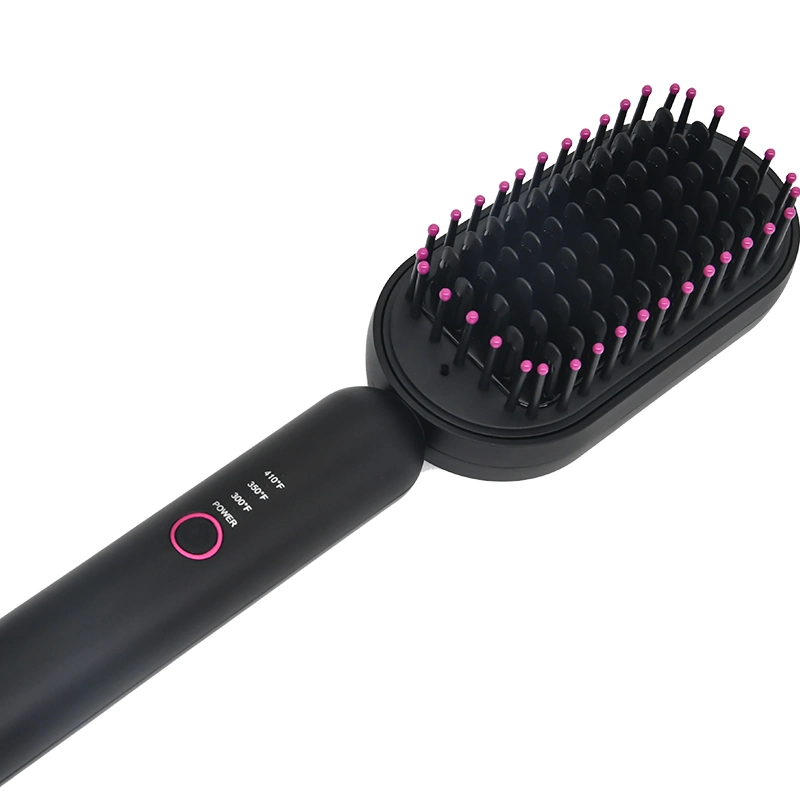 Electric Hair Straightener Comb PTC Heater Ceramic Ionic Hair Straightener Brush