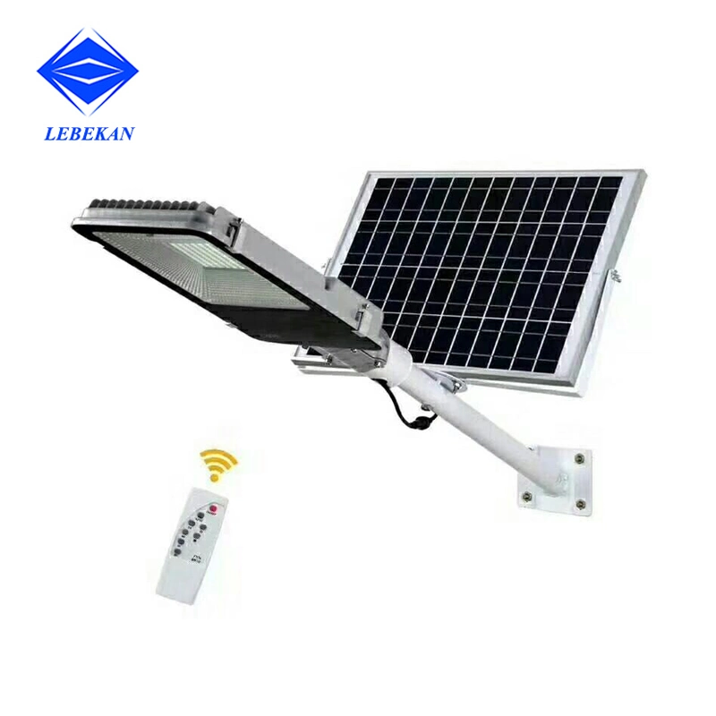 Certificado CE 100W 150W 200W 300W 6500K de Control Remoto IP65 LED calle la luz Solar con batería de litio