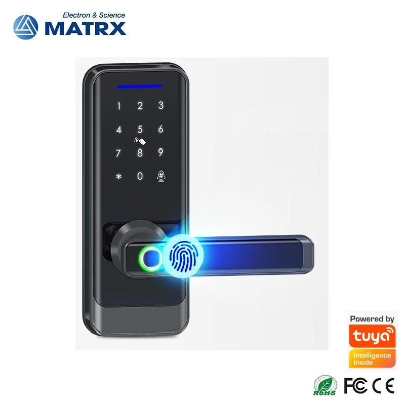 Hot Sale TUYA APP Control remoto Fingerprint Door Lock