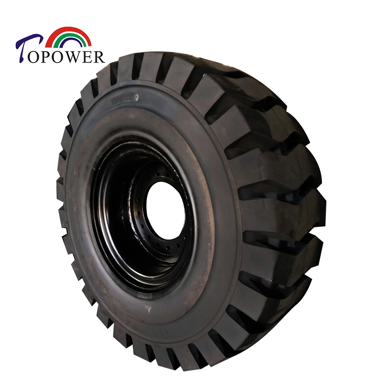 Good Chunking and Puncture Resistance Solid Wheel Loader Tires with Rims Solid Tyres for Liugong Hyundai 18.00-25 17.5-25 20.5-25 23.5-25 26.5-25 29.5-25