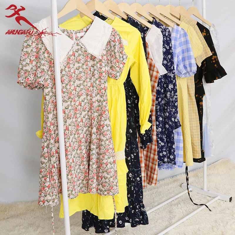 Online Store Women's Clothing Used Dresses Stock Apparel Ladies Dress Bales