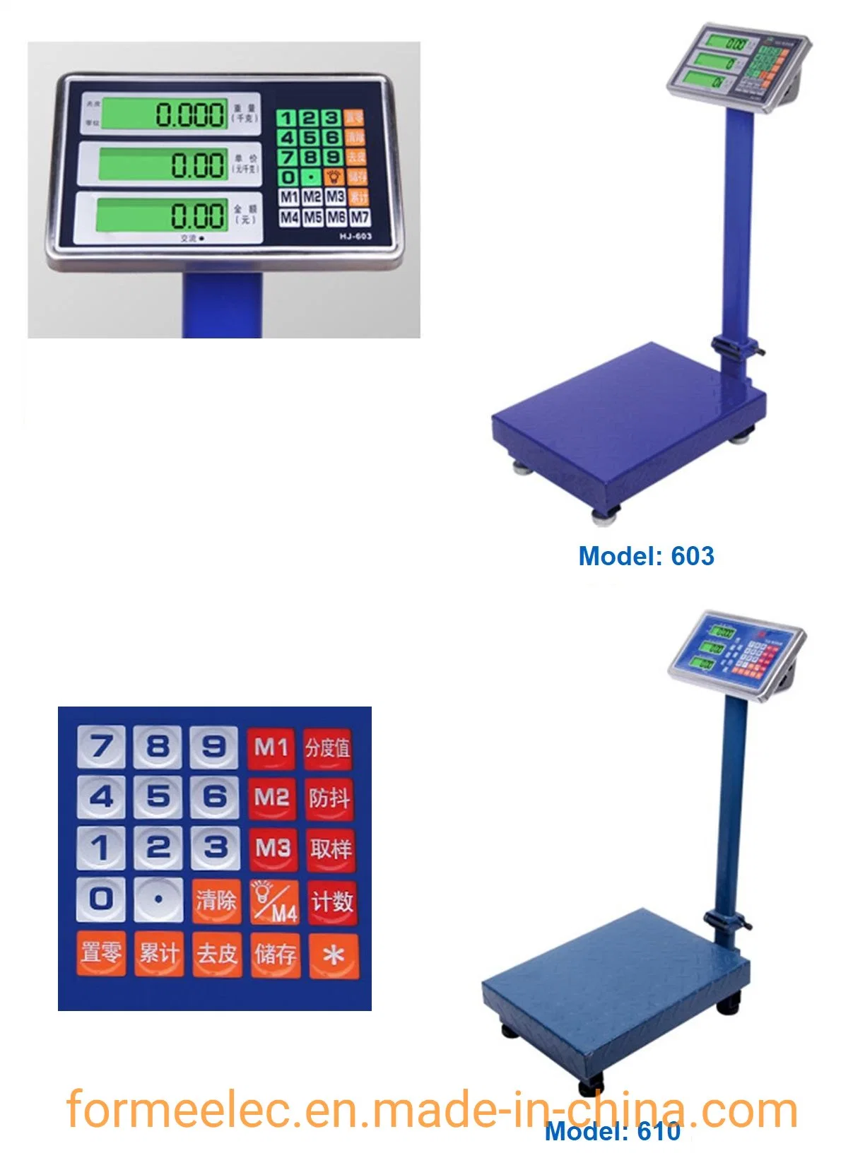 Electronic Price Scale 150kg Platform Scale Digital Price Computing Scale Platform Balance