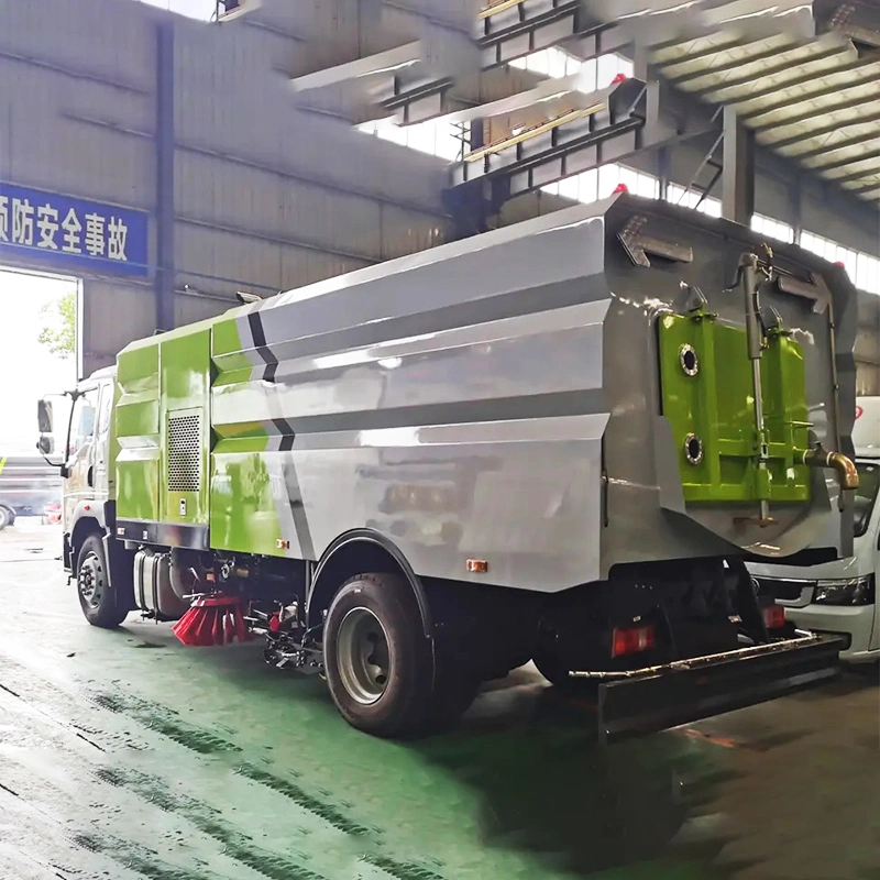 Sinotruk 4X2 camion de balayage de rue camion de nettoyage de chemin de vide