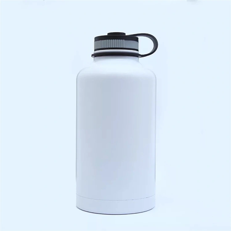 800ml Wide Mouth Stainless Steel Vacuum Flask Mug with Finger Holder (SH-ST23)