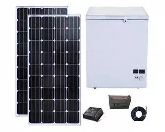 12V 24V Solar Kühlschrank Kühlschrank Gefrierschrank Solar betriebene Tiefkühltruhe