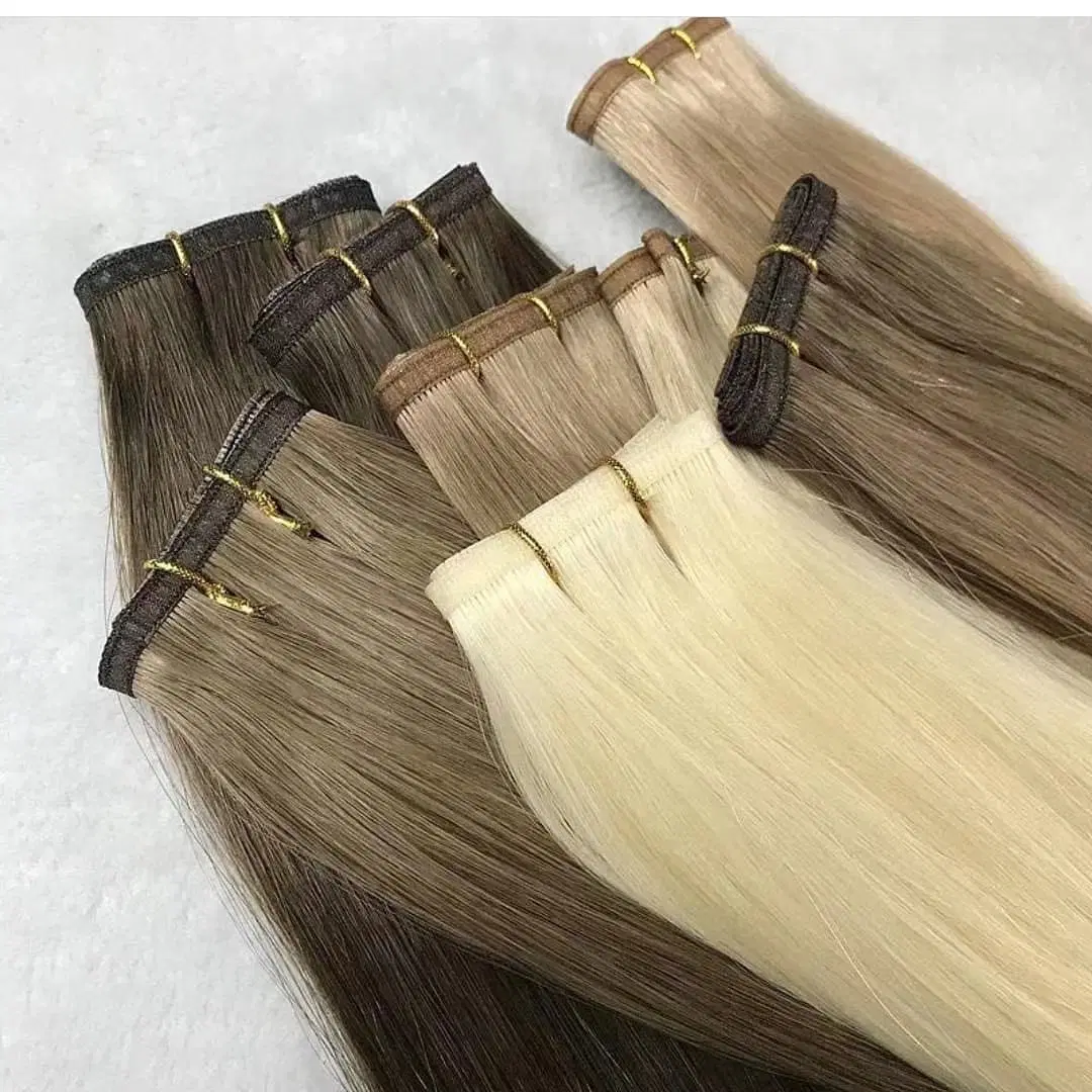 New Products Hight Quality 100% Human Hair Brazilian Flat Hair Weft