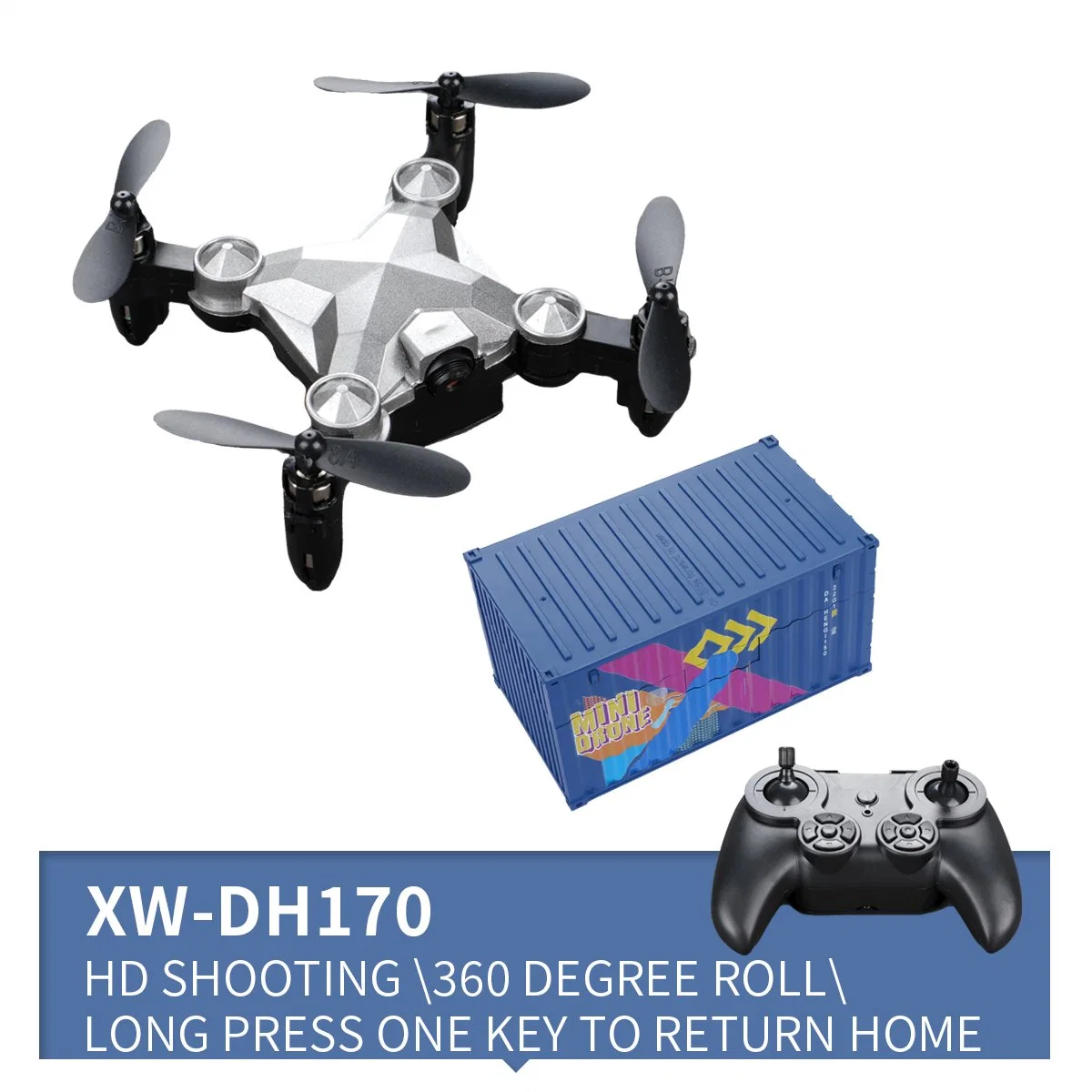 Mini Drone FPV Foldable 3D flips Dron Principiante Drones para Regalo