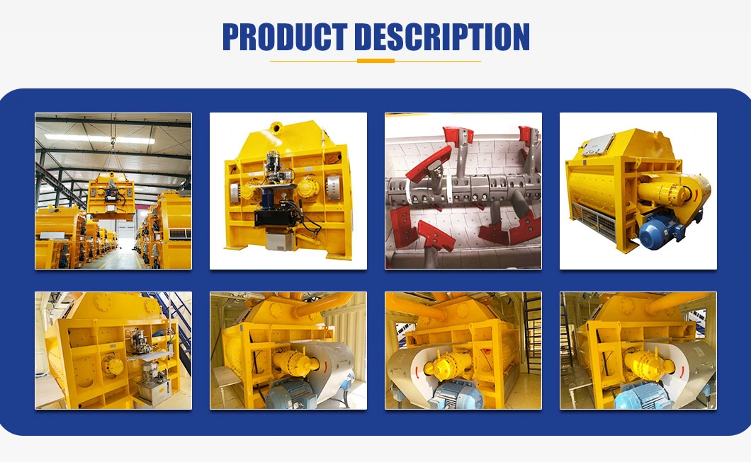 120m&#178; /H 1370mm Sdmix Naked 2 Cubic Meters Concrete Mixer Machinery Construction Equipment