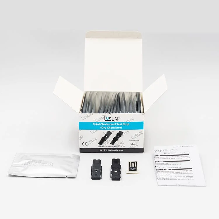 Clinical Analysis Instrument High Total Cholesterol Test Strips Paper for Cholesterol Machine