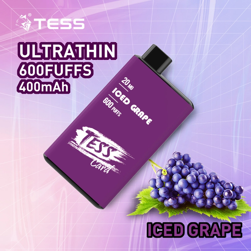 Tess Original Disposable/Chargeable Vape 600 Puffs 2ml Eliquid Mesh Coil Best vape