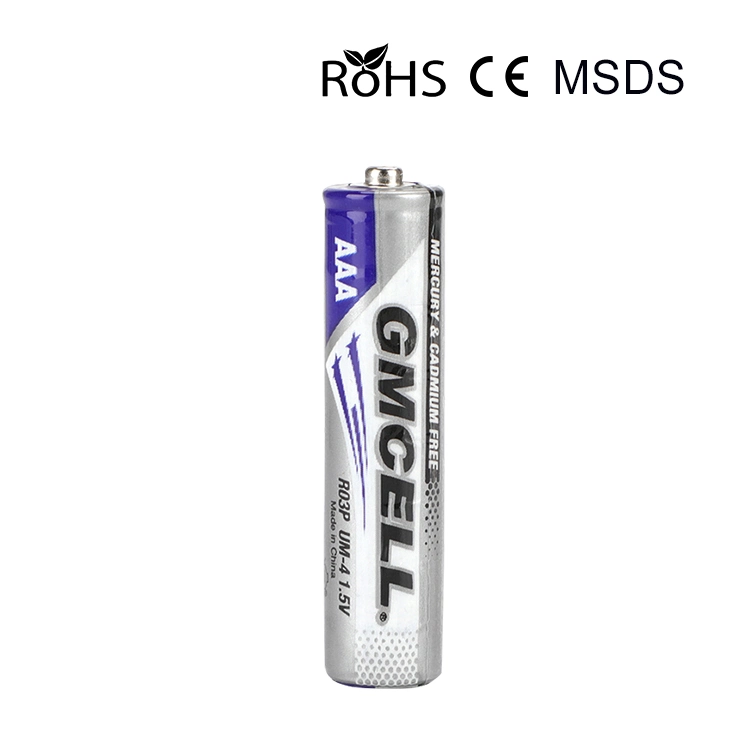 Customized Logo Ultra Power Eco-Friendly Carbon Zinc Battery 1.5V R6p AA Battery for Toy