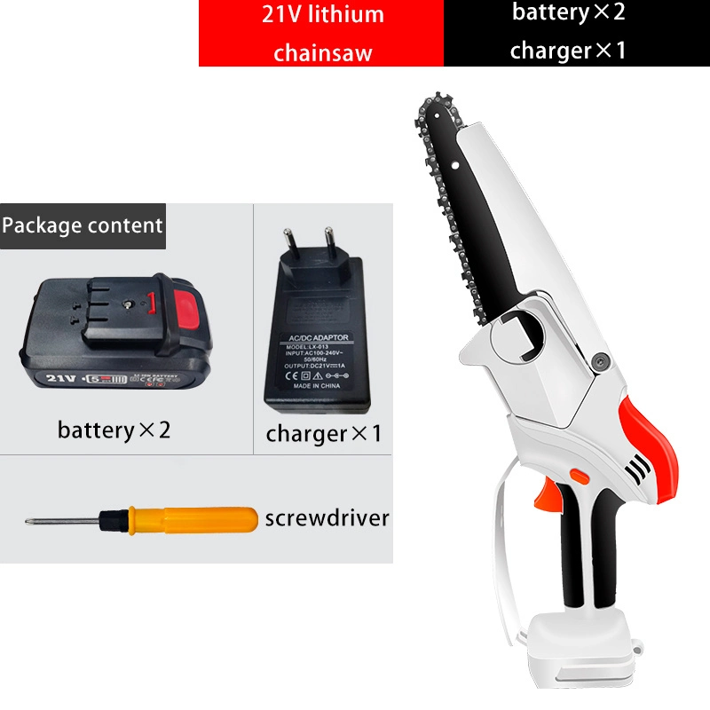 Garden Tools Li-Battery Chainsaw CE FCC Certificate Handhold Mini Electric Chainsaw