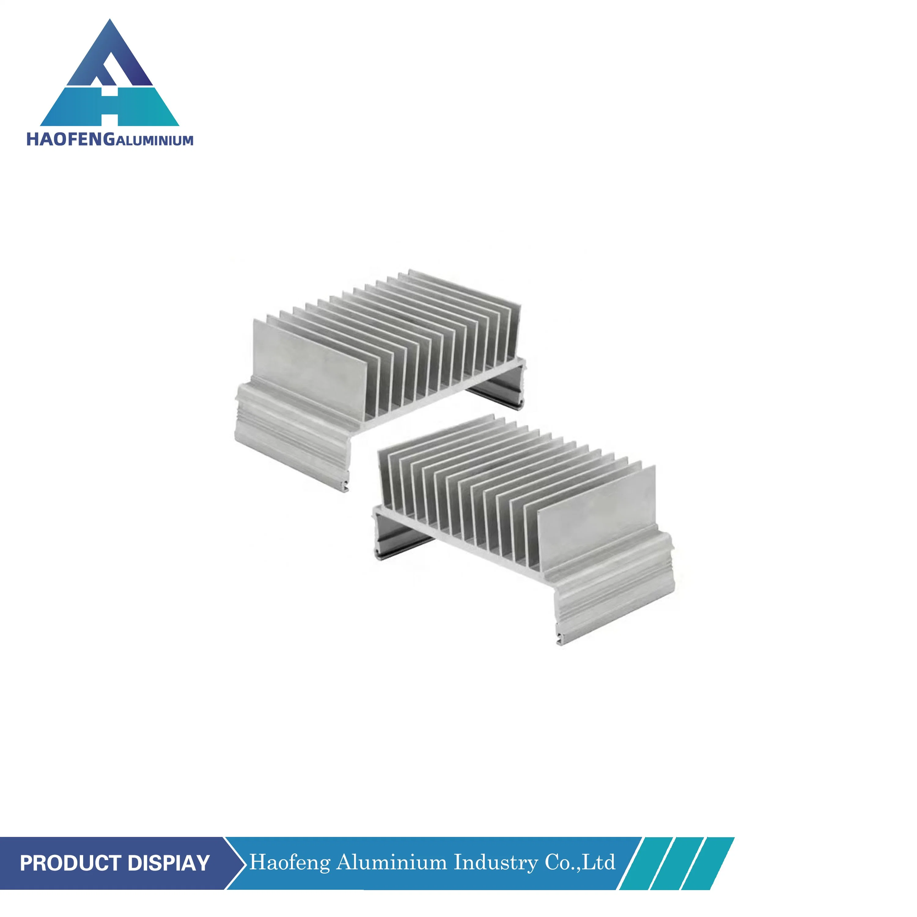 Custom 6063 Anodized Enclosure Aluminum Extrusion Heat Sink CNC Milling Aluminum Extrusion Heatsink