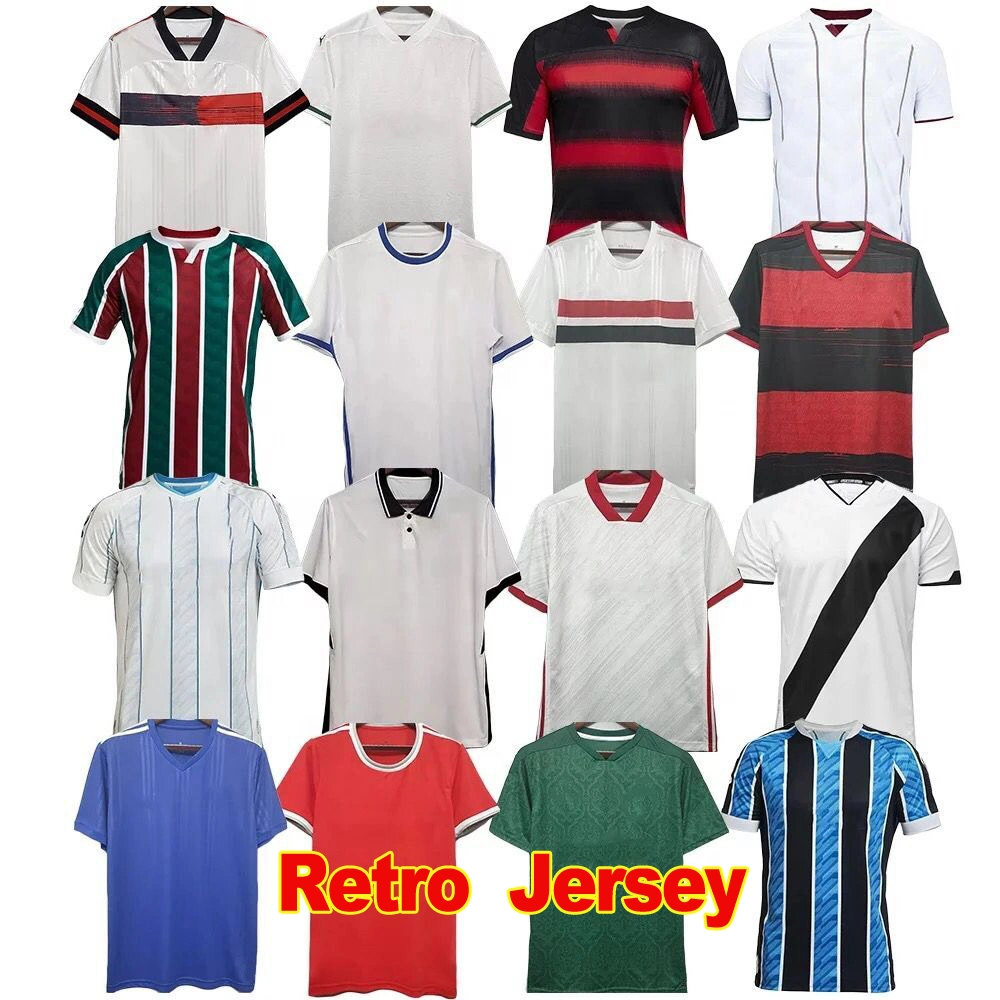 Top Grade Thailand Qualität Atmungsaktive Schnell Trocknende Klassische Retro-Shirt Fußballtrikot Vintage Fußballtrikot