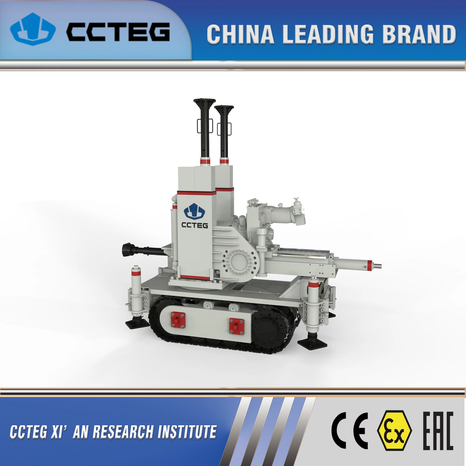 Splitting Crawler Hydraulic Drilling Rig for Narrow Coal Mine Roadway Zdy4300lf (A)