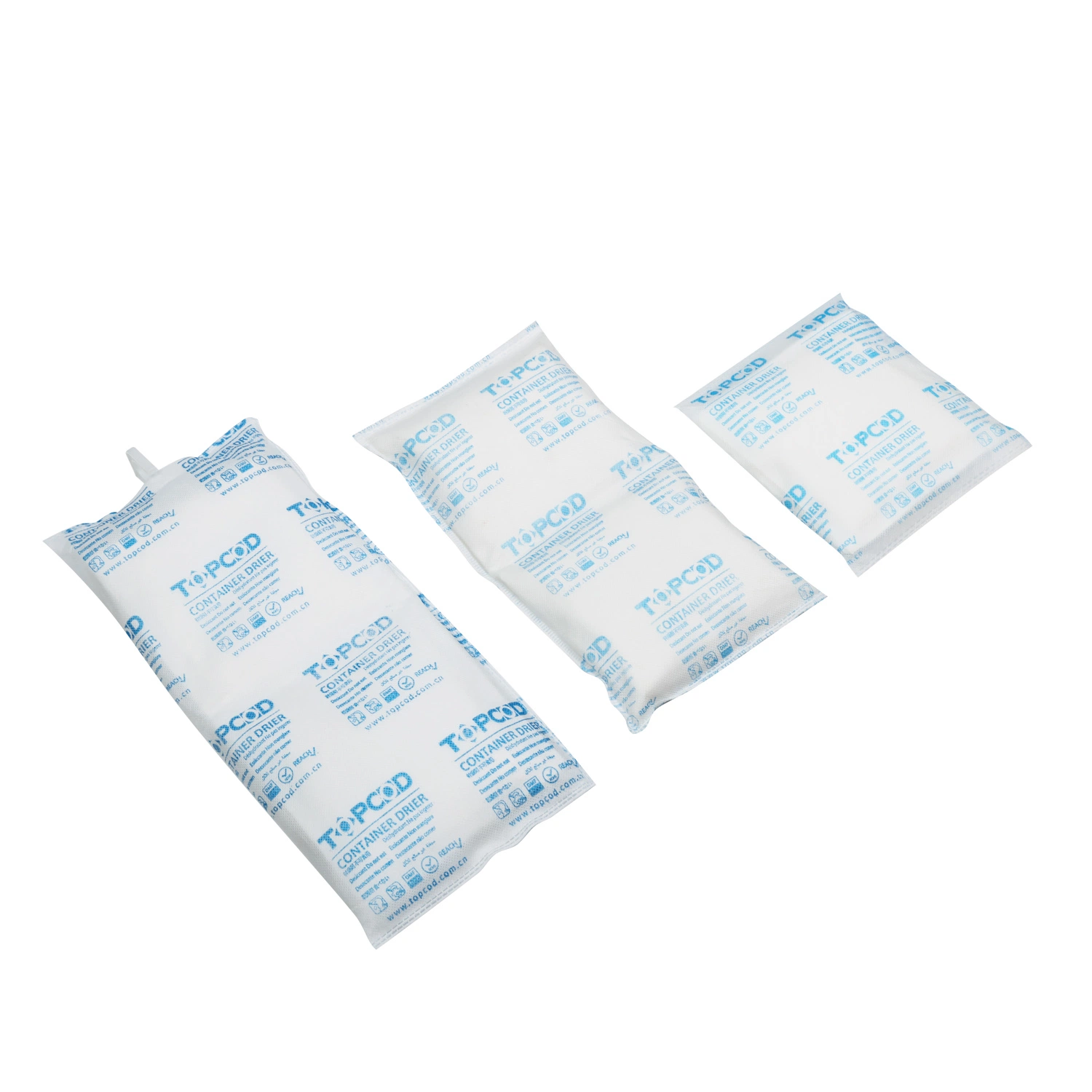 Absorbeur d'humidité en chlorure de calcium pour conteneur d'air sec. Prévient la moisissure. Super sec.