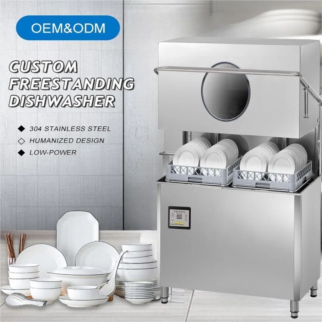 Fully Automatic Dishwasher Machine Commercial Hotel Kitchen Equipment Large Washing Capacity