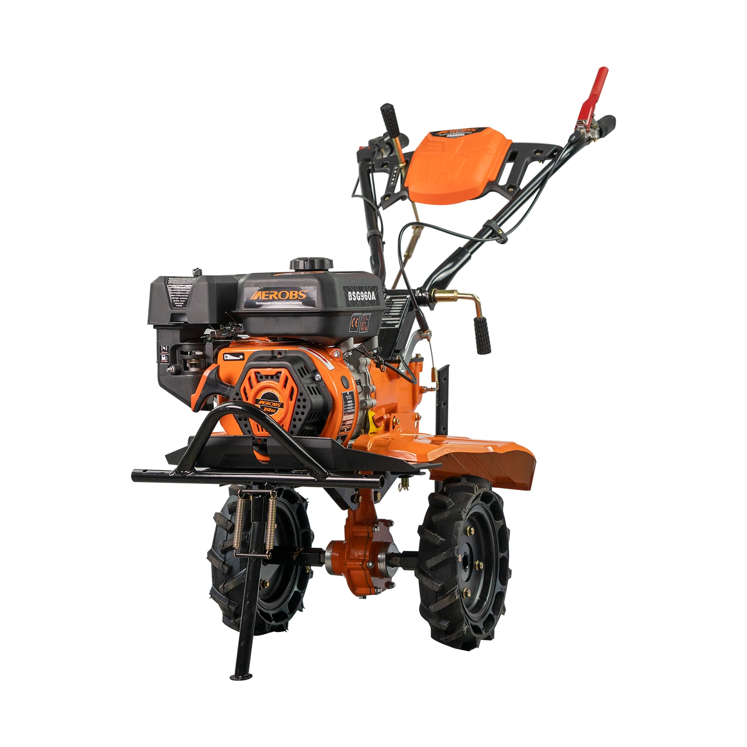 Rotary Tiller BS220X Engine Agriculture Cultivation Machine Garden Cultivator Rake Weeder