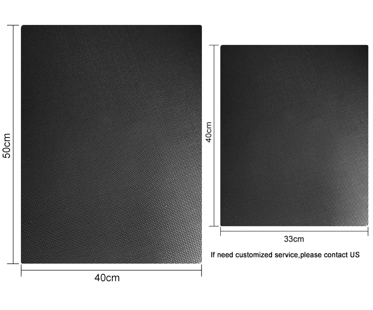 Tapis de cuisson en tissu de fibre de verre PTFE antiadhésif de qualité alimentaire avec FDA