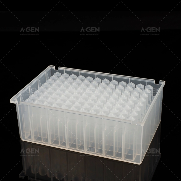 Lab Supplies 2.0ml Clear Transparent 96 Square-Well Deep Well Plates for Kf